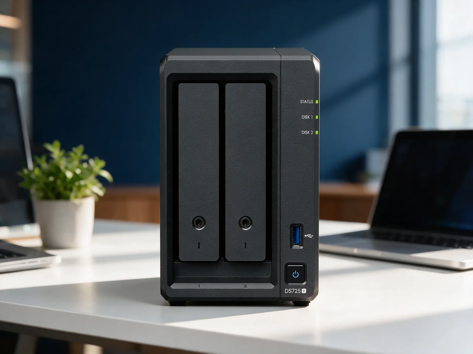 시놀로지 Synology DS725neo+ 2bay 사무실 설치 예시