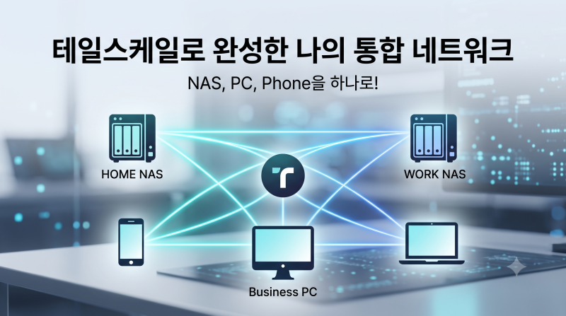 [IT 리뷰] 집 NAS부터 회사 PC까지! 테일스케일(Tailscale)로 구축한 나만의 통합 네트워크